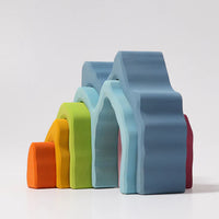 Grimm's Rainbow Cave Arch Stacker | | Grimm's Spiel and Holz | Little Acorn to Mighty Oaks