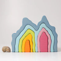 Grimm's Rainbow Cave Arch Stacker | | Grimm's Spiel and Holz | Little Acorn to Mighty Oaks