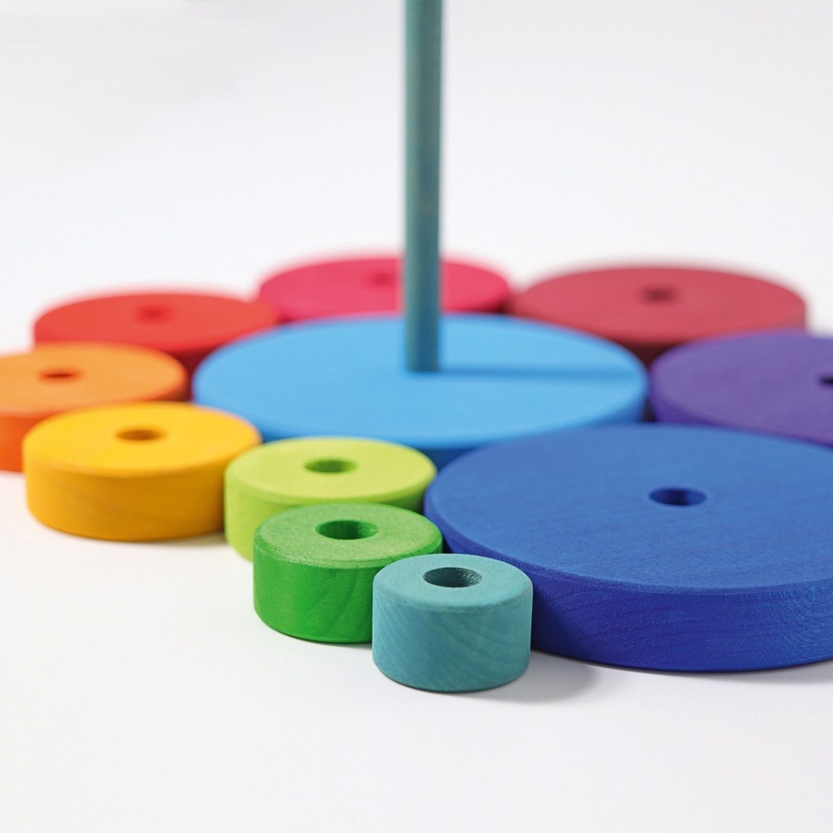 Grimm's Rainbow Conical Tower | | Grimm's Spiel and Holz | Little Acorn to Mighty Oaks