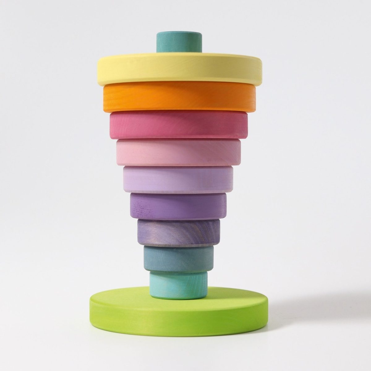 Grimm's Conical Tower - Pastel | | Grimm's Spiel and Holz | Little Acorn to Mighty Oaks