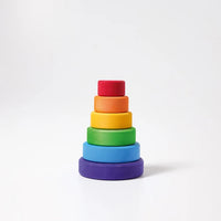 Grimm's Samll Rainbow Conical Tower | | Grimm's Spiel and Holz | Little Acorn to Mighty Oaks