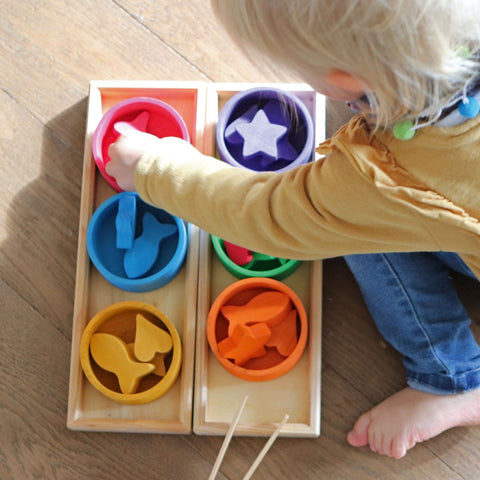 Grimm's Sorting Game - Rainbow Bowls