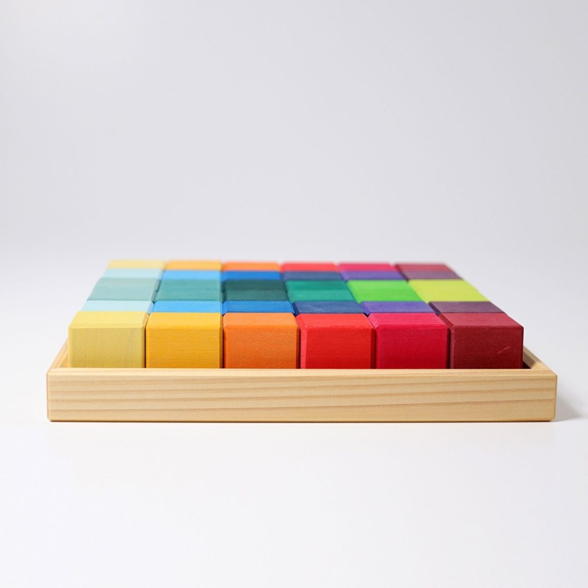 Grimm's 36 Building Blocks - Rainbow Mosaic | | Grimm's Spiel and Holz | Little Acorn to Mighty Oaks