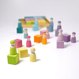 Grimm's 36 Building Blocks - Pastel Mosaic - Restock Due 1st September | | Grimm's Spiel and Holz | Little Acorn to Mighty Oaks
