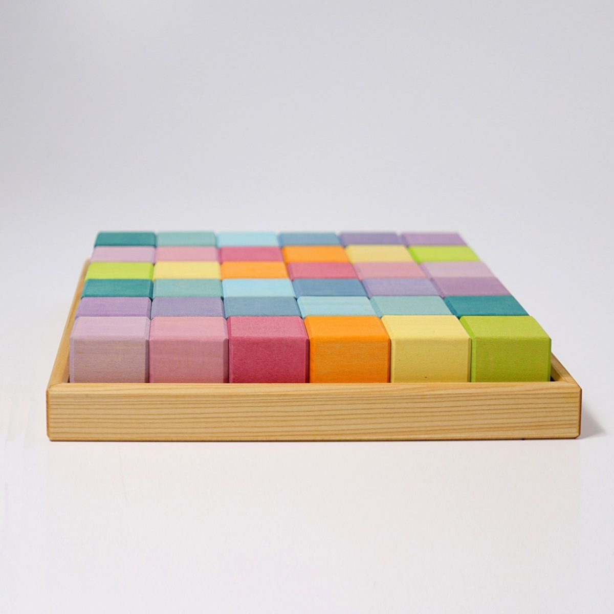 Grimm's 36 Building Blocks - Pastel Mosaic | | Grimm's Spiel and Holz | Little Acorn to Mighty Oaks