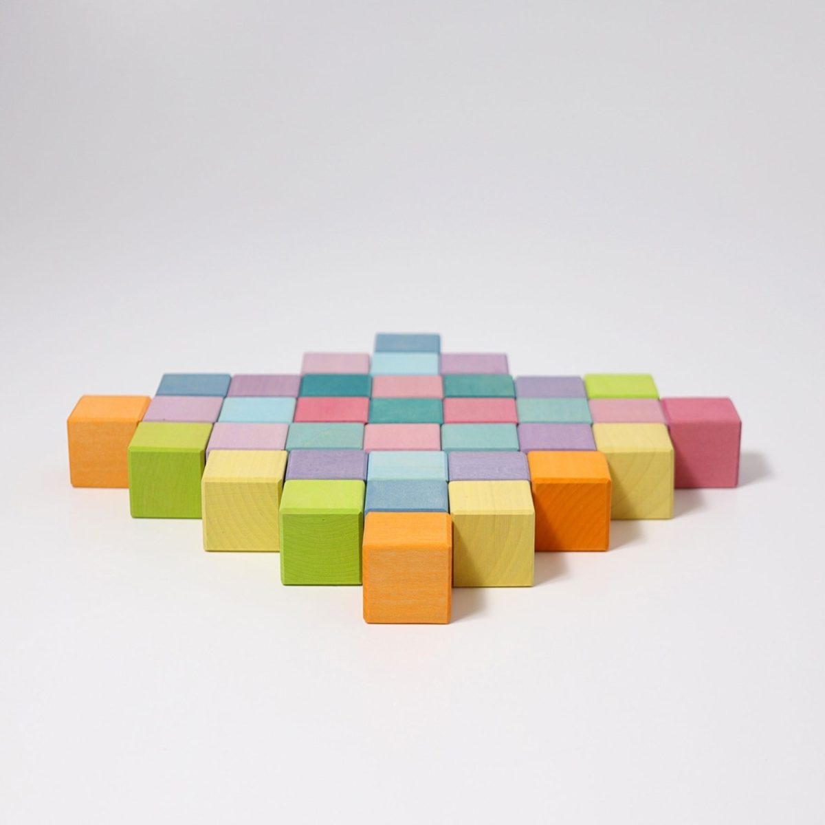 Grimm's 36 Building Blocks - Pastel Mosaic | | Grimm's Spiel and Holz | Little Acorn to Mighty Oaks