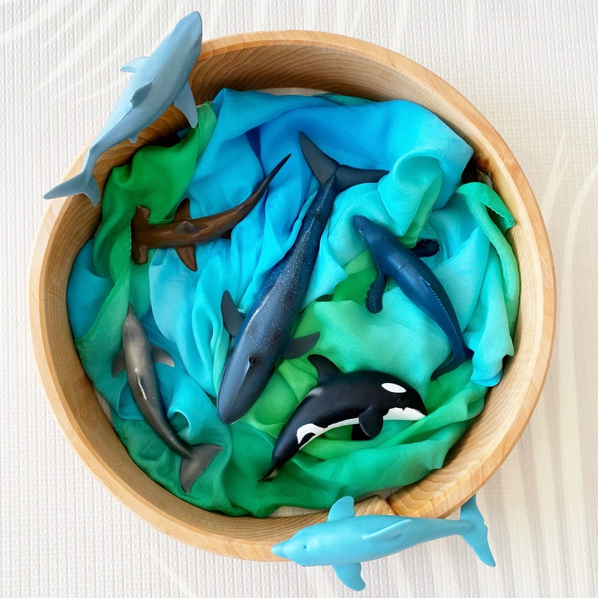 Play Silkies Earth Playsilk - 35 x 35 inch | | Play Silkies | Little Acorn to Mighty Oaks