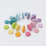 Grimm's Wooden Pastel Coins | | Grimm's Spiel and Holz | Little Acorn to Mighty Oaks