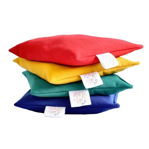 Pit and Play Water-Resistant Cherry Pit Beanbags Set of 4 | | Pit and Play | Little Acorn to Mighty Oaks