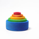 Grimm's Rainbow Nesting Bowls - Rainbow Blue | | Grimm's Spiel and Holz | Little Acorn to Mighty Oaks