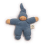 Nanchen Organic Waldorf Doll - Pimpel - Blue - 17cm | | Nanchen | Little Acorn to Mighty Oaks