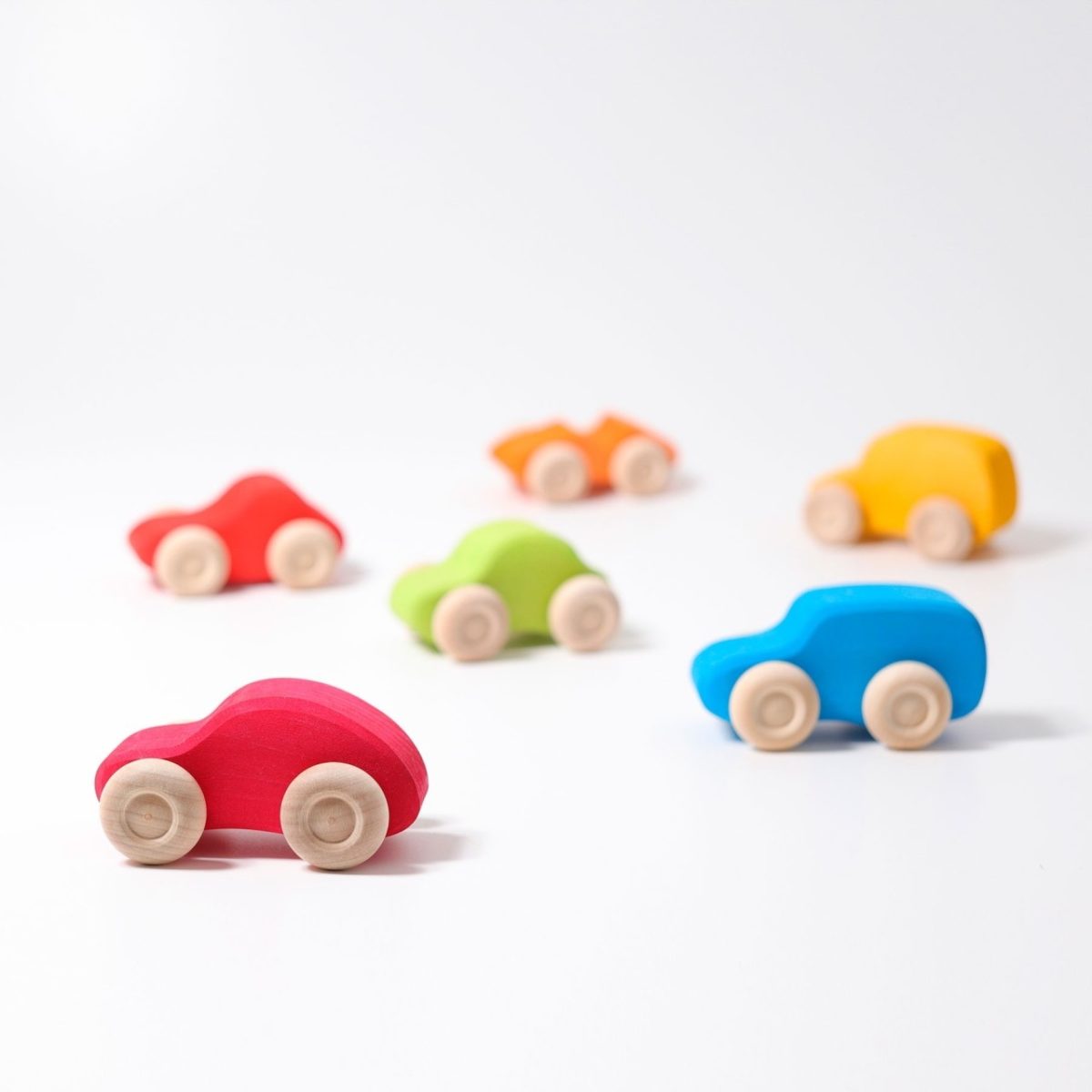 Grimm's Six Colourful Cars | | Grimm's Spiel and Holz | Little Acorn to Mighty Oaks