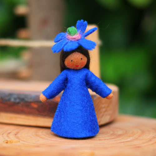 Ambrosius Fairy - Cornflower on head | | Ambrosius Dolls | Little Acorn to Mighty Oaks