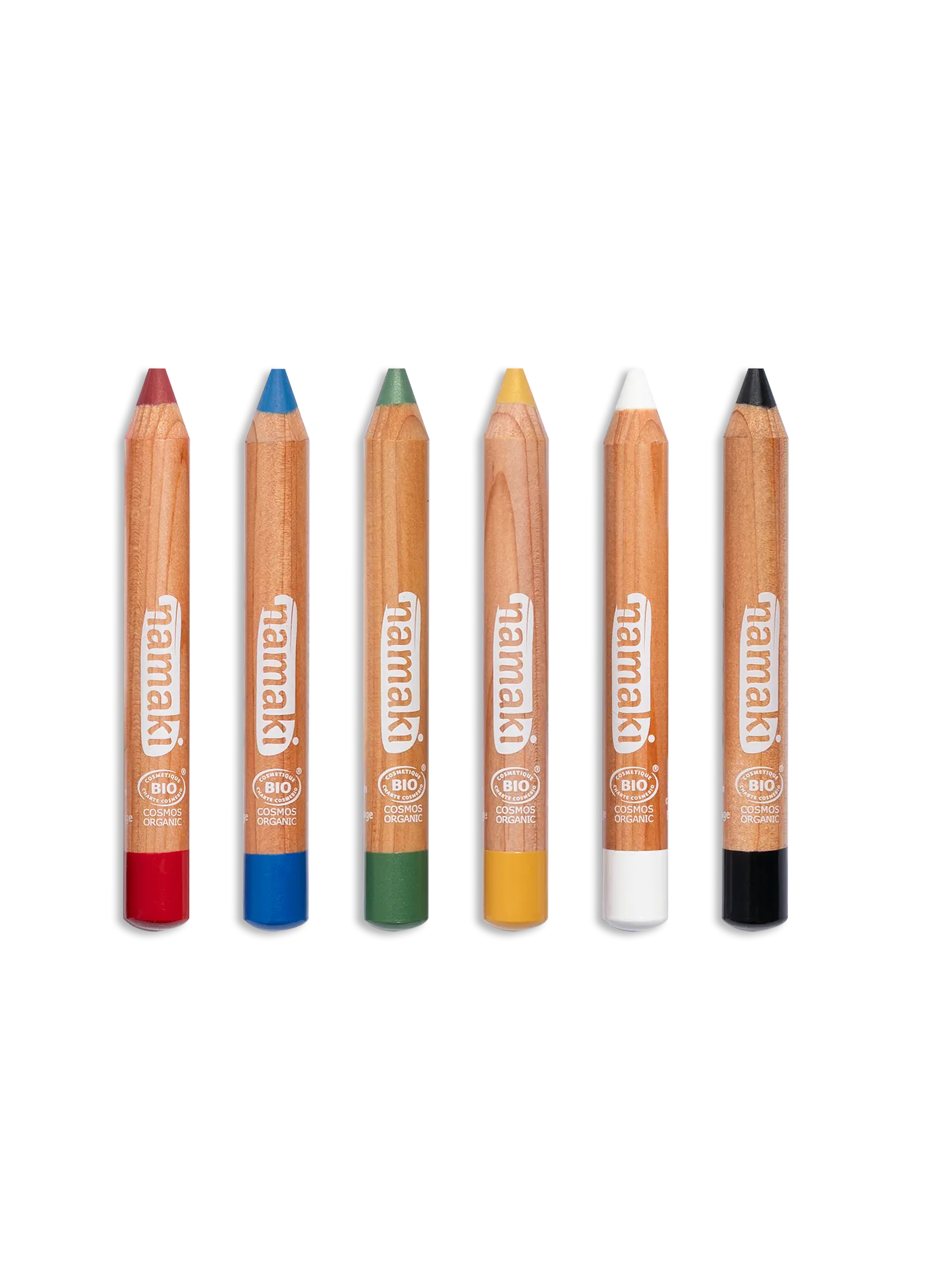 Namaki Face Painting Pencils Jumbo - 6 colours - Rainbow | | Namaki | Little Acorn to Mighty Oaks