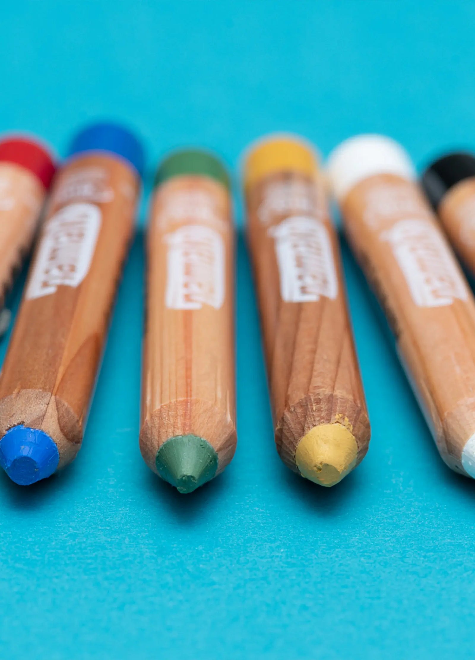 Namaki Organic Face Painting Pencils Jumbo - 6 colours - Rainbow | | Namaki | Little Acorn to Mighty Oaks