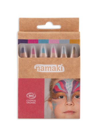 Namaki Face Painting Pencils Jumbo - 6 colours - Enchanted Worlds