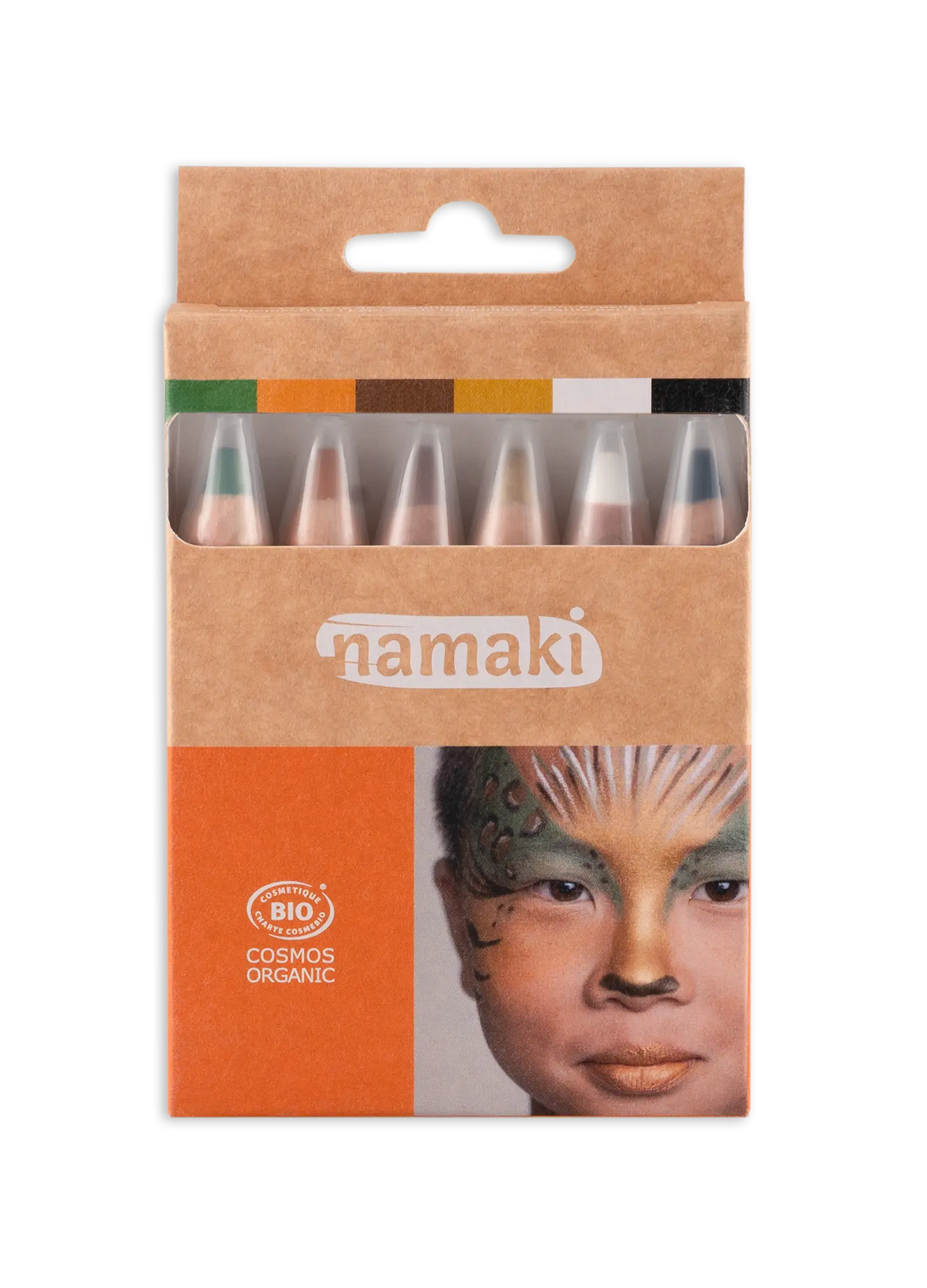 Namaki Organic Face Painting Pencils Jumbo - 6 colours - Wildlife | | Namaki | Little Acorn to Mighty Oaks