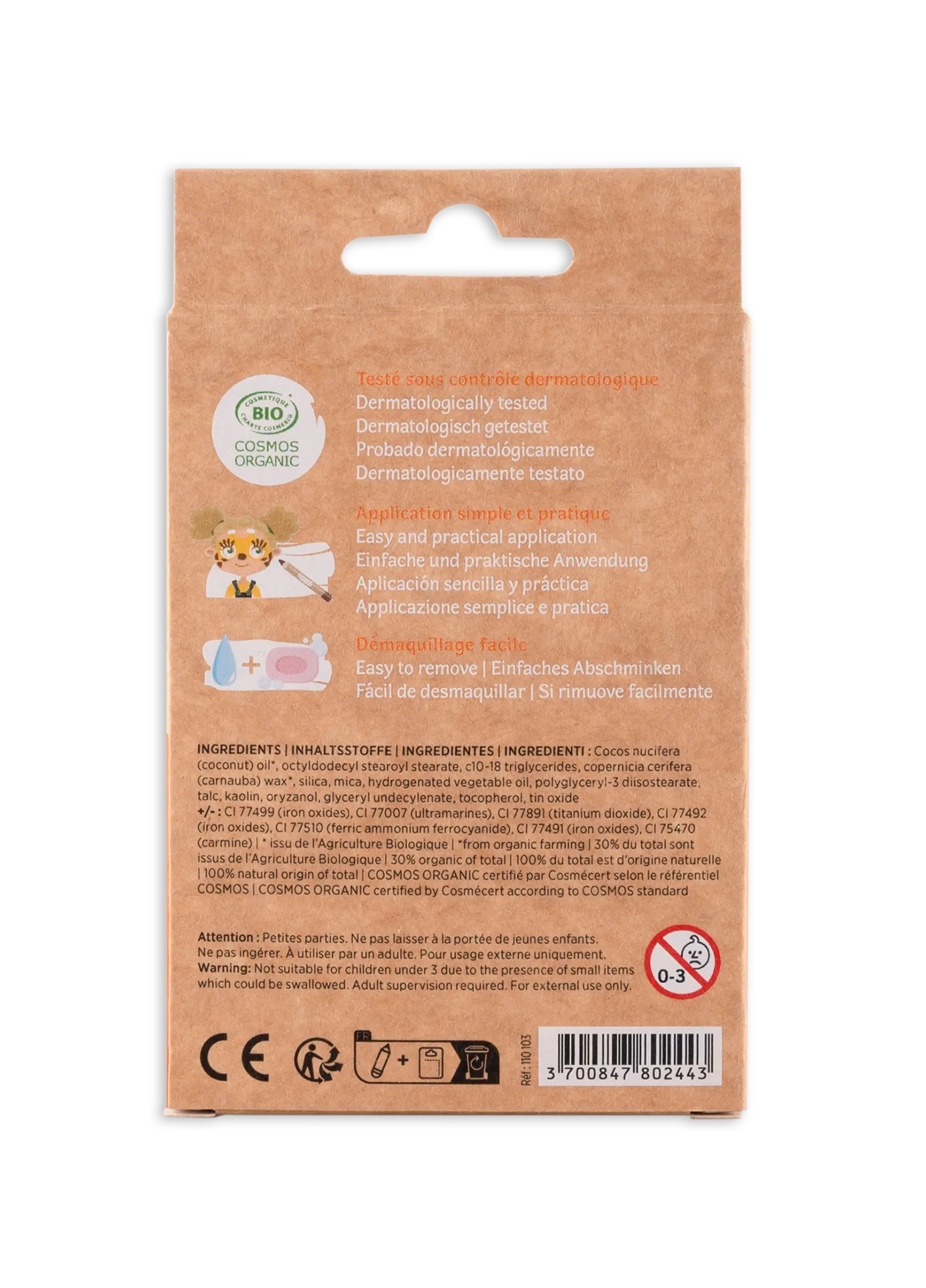 Namaki Face Painting Pencils Jumbo - 6 colours - Wildlife | | Namaki | Little Acorn to Mighty Oaks