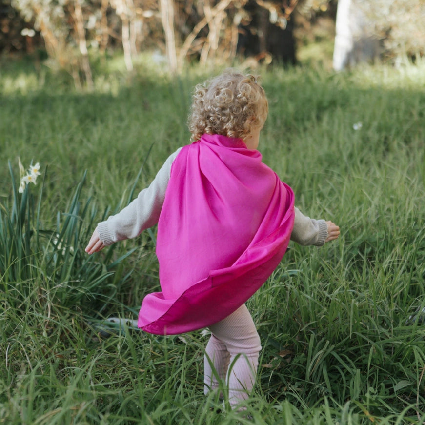 Play Silkies Essentials - Pink 35 x 35 inch | | Play Silkies | Little Acorn to Mighty Oaks