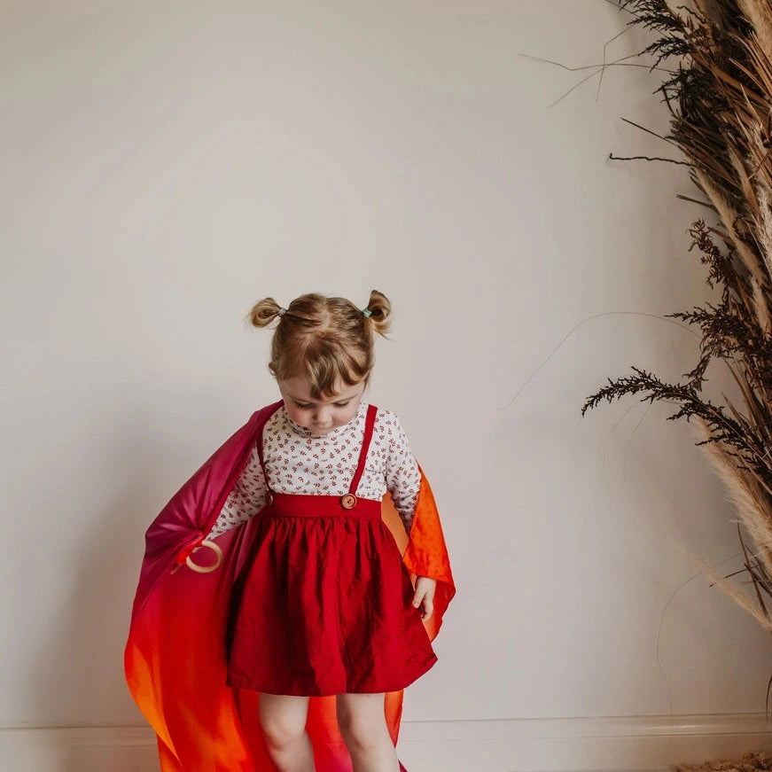Play Silkies Autumn Playsilk - 35 x 35 inch | | Play Silkies | Little Acorn to Mighty Oaks