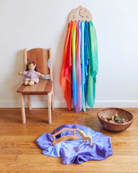 Sarah's Silks - Playsilk Display - Star and Moon | | Sarah's Silks | Little Acorn to Mighty Oaks