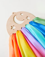 Sarah's Silks - Playsilk Display - Star and Moon | | Sarah's Silks | Little Acorn to Mighty Oaks
