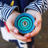 Mader UFO Flora - Ice | Toy | Mader Kreiselmanufaktur | Little Acorn to Mighty Oaks