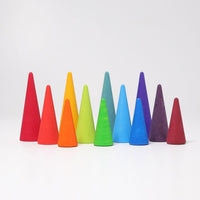 Grimm's Forest Set - Rainbow | | Grimm's Spiel and Holz | Little Acorn to Mighty Oaks