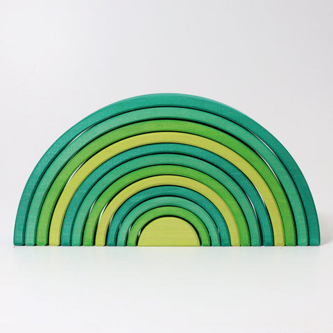 Grimm's 12 piece Rainbow - Forest Green