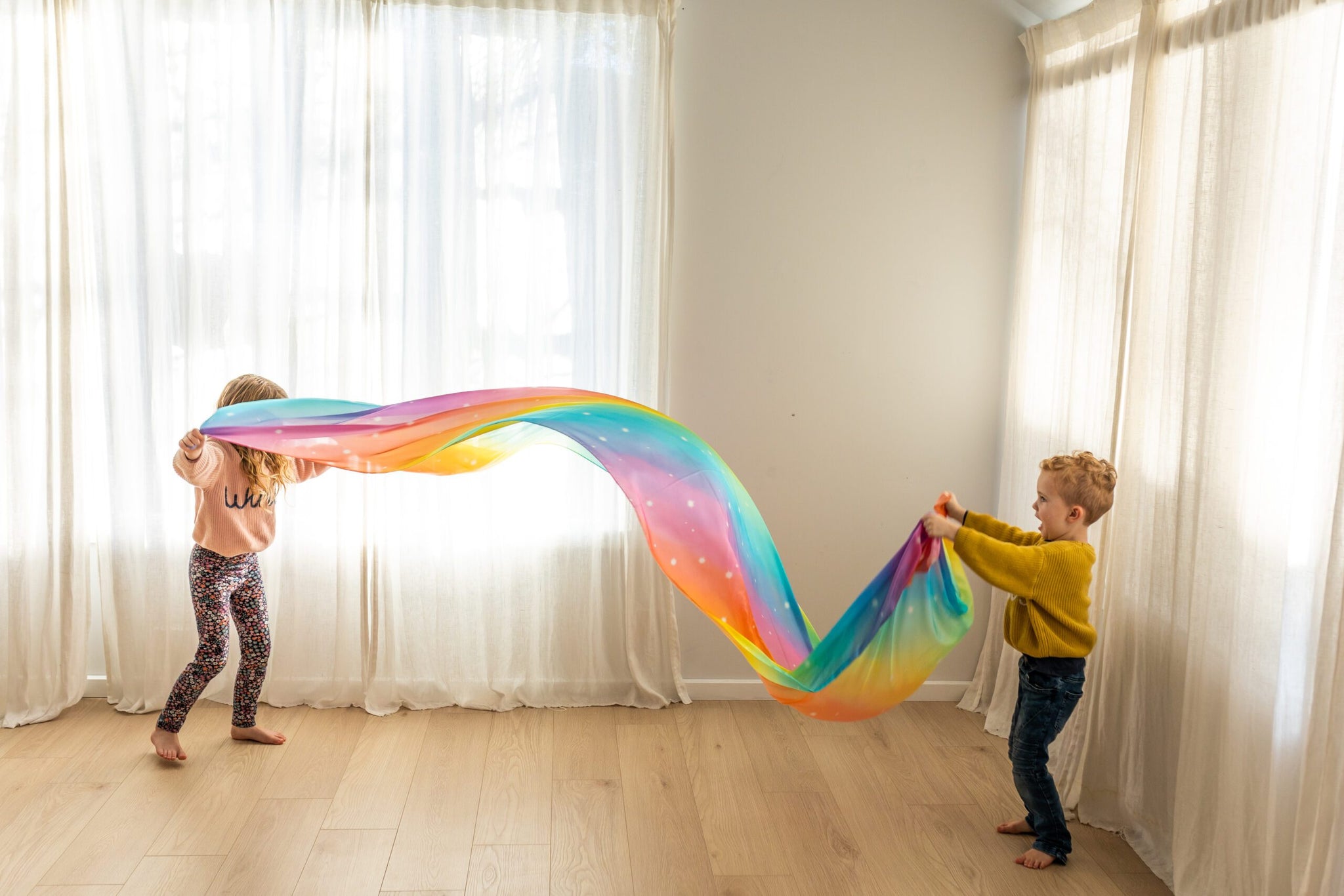 Play Silkies - Gaint 106" x 43 inches | | Play Silkies | Little Acorn to Mighty Oaks