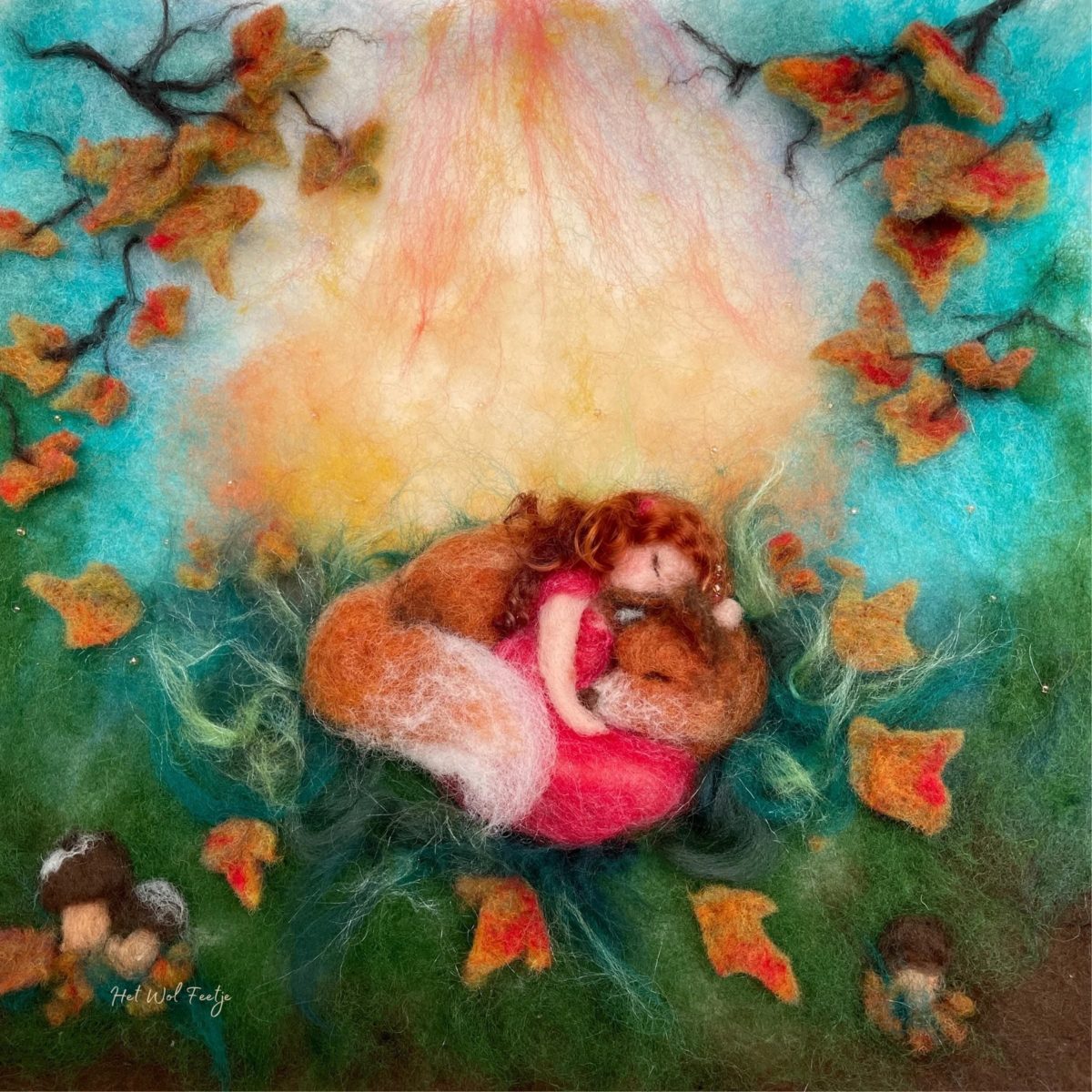 Het Wol Feetje - Autumn Snooze Silhouette for Toverlux Lamp | Toy | Toverlux | Little Acorn to Mighty Oaks