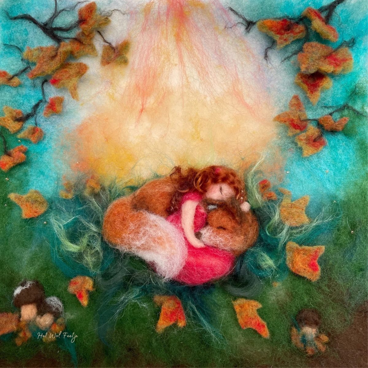 Het Wol Feetje - Autumn Snooze Toverlux Silhouette | Toy | Toverlux | Little Acorn to Mighty Oaks