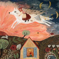 Tijana Draws - Girl and the Wolf Toverlux Silhouette | Toy | Toverlux | Little Acorn to Mighty Oaks