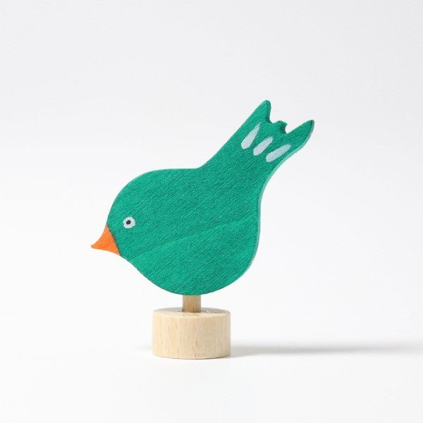 Grimm's Celebration Ring Figure - Green Bird | | Grimm's Spiel and Holz | Little Acorn to Mighty Oaks