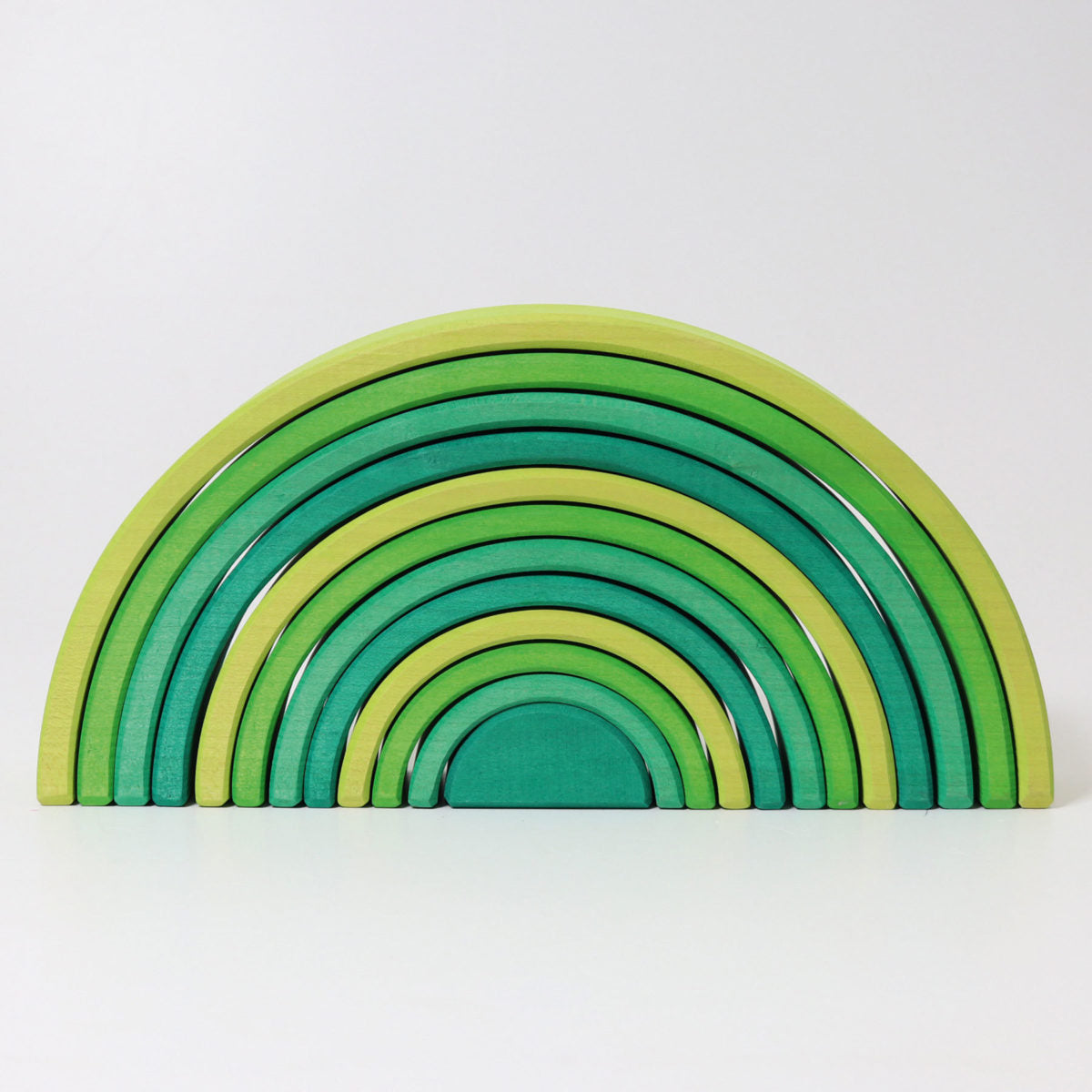 Grimm's 12 piece Rainbow - Meadow Green | | Grimm's Spiel and Holz | Little Acorn to Mighty Oaks