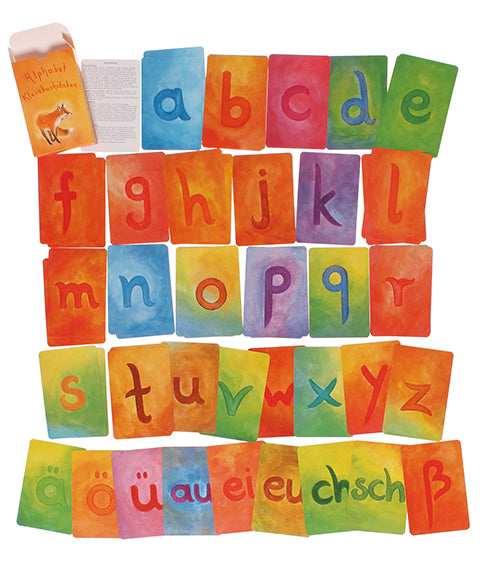 Grimm's Alphabet Cards - Lower Case | | Grimm's Spiel and Holz | Little Acorn to Mighty Oaks