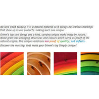 Grimm's 12 piece Natural Rainbow | | Grimm's Spiel and Holz | Little Acorn to Mighty Oaks