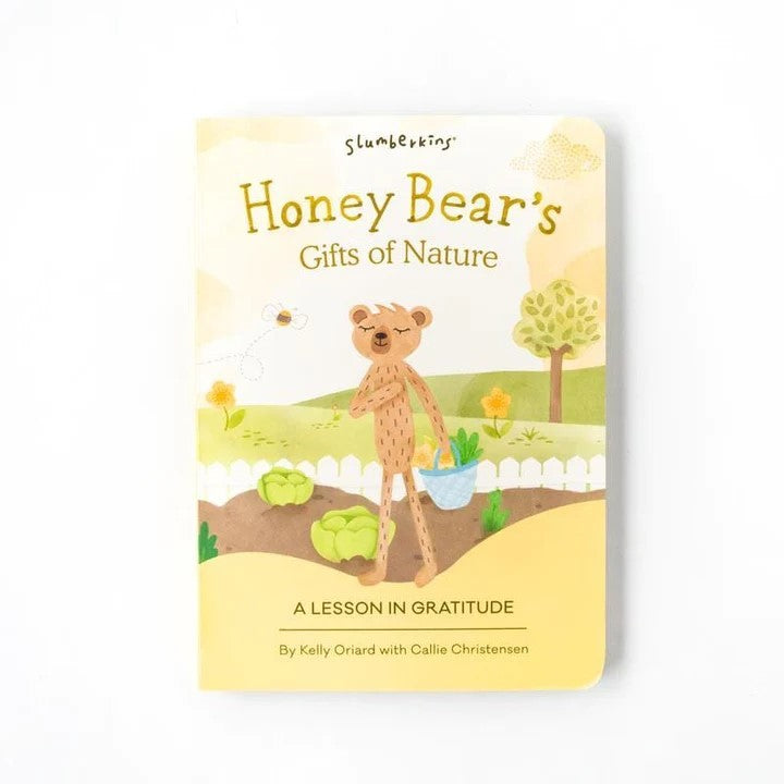 Slumberkins Honey Bear Kin - Promotes Gratitude | | Slumberkins | Little Acorn to Mighty Oaks