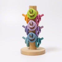 Grimm's Pastel Sorting Helper for Building Rings | | Grimm's Spiel and Holz | Little Acorn to Mighty Oaks