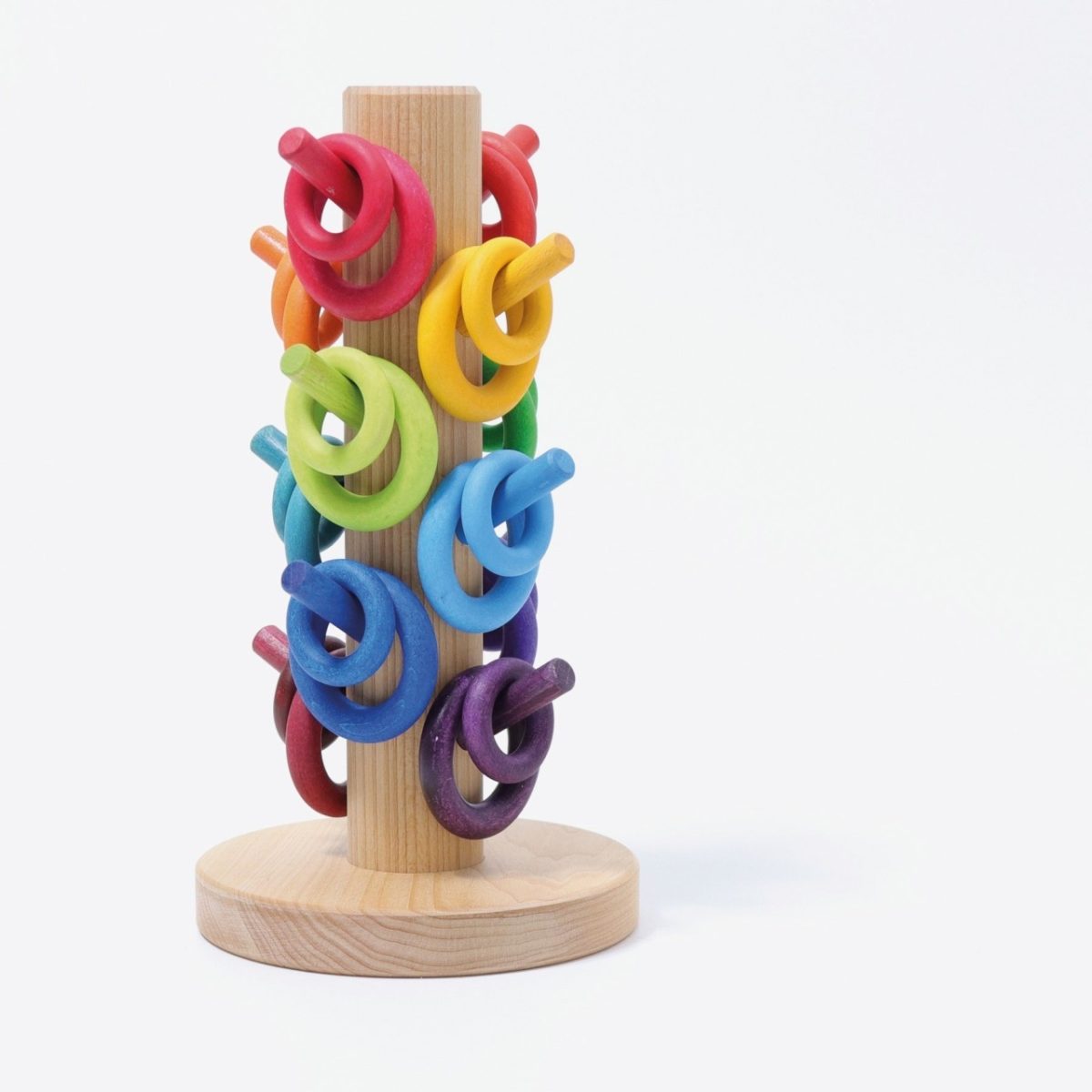 Grimm's Sorting Helper Building Rings Rainbow | | Grimm's Spiel and Holz | Little Acorn to Mighty Oaks