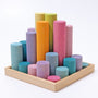 Grimm's Large Building Rollers Pastel | | Grimm's Spiel and Holz | Little Acorn to Mighty Oaks