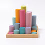 Grimm's Large Building Rollers Pastel | | Grimm's Spiel and Holz | Little Acorn to Mighty Oaks