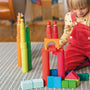 Grimm's Large Building Rollers Rainbow | | Grimm's Spiel and Holz | Little Acorn to Mighty Oaks