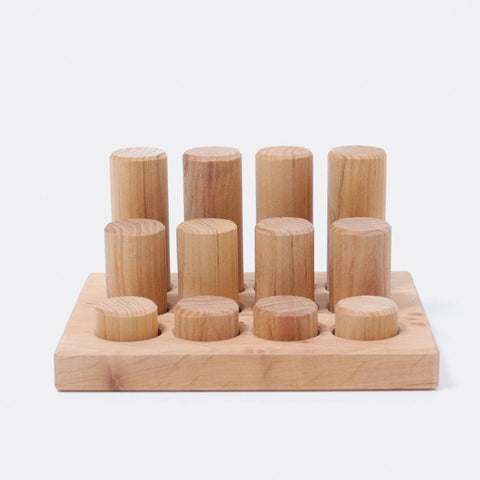 Grimm's Stacking Game Small Natural Rollers