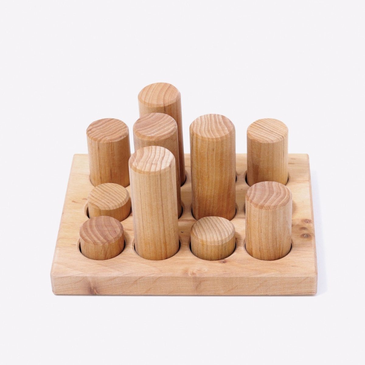 Grimm's Stacking Game Small Natural Rollers | | Grimm's Spiel and Holz | Little Acorn to Mighty Oaks