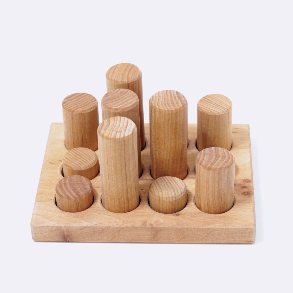 Grimm's Stacking Game Small Natural Rollers | | Grimm's Spiel and Holz | Little Acorn to Mighty Oaks