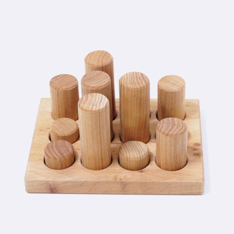 Grimm's Stacking Game Small Natural Rollers