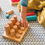 Grimm's Stacking Game Small Natural Rollers | | Grimm's Spiel and Holz | Little Acorn to Mighty Oaks