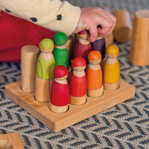 Grimm's Stacking Game Small Natural Rollers