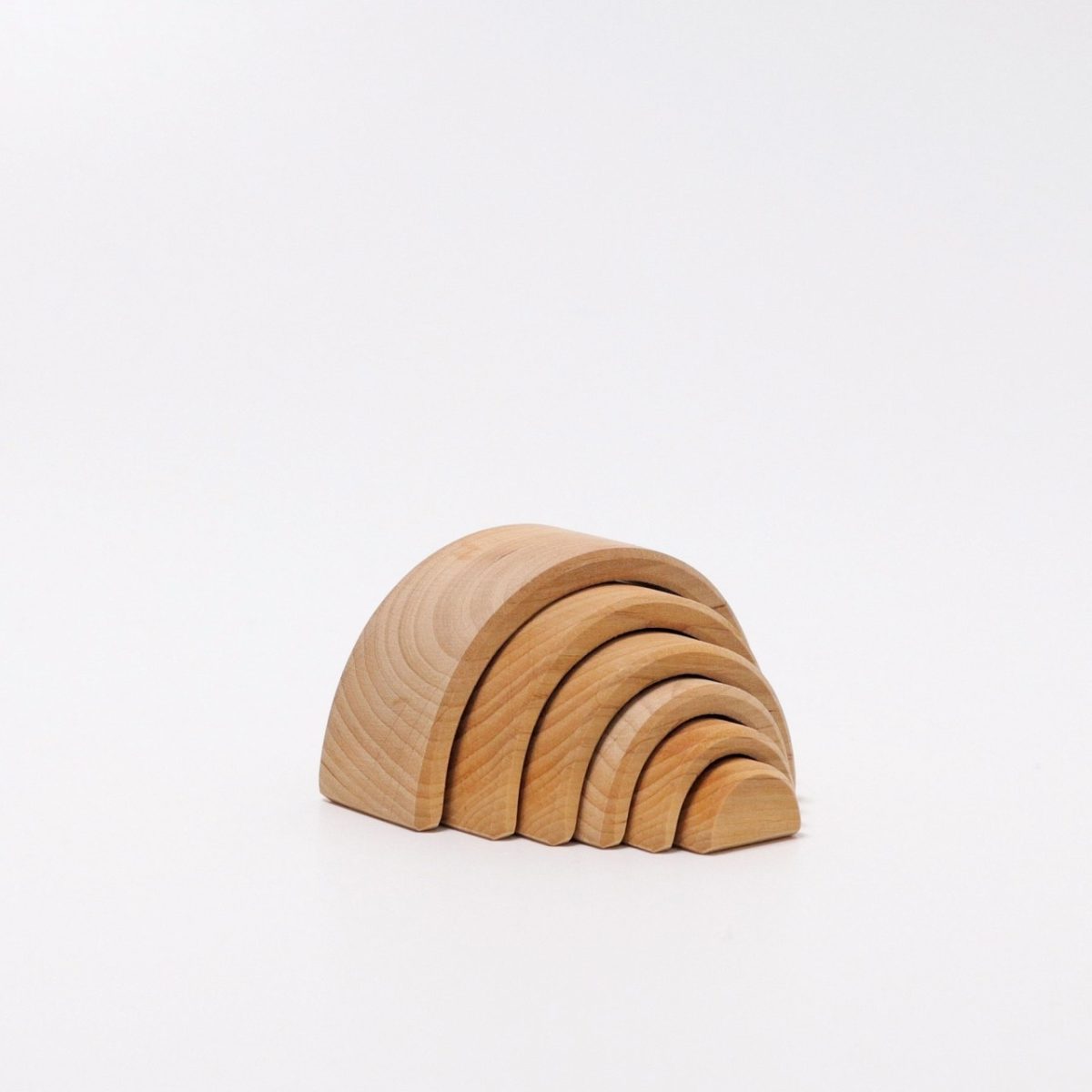 Grimm's Small Natural Rainbow Stacker | | Grimm's Spiel and Holz | Little Acorn to Mighty Oaks